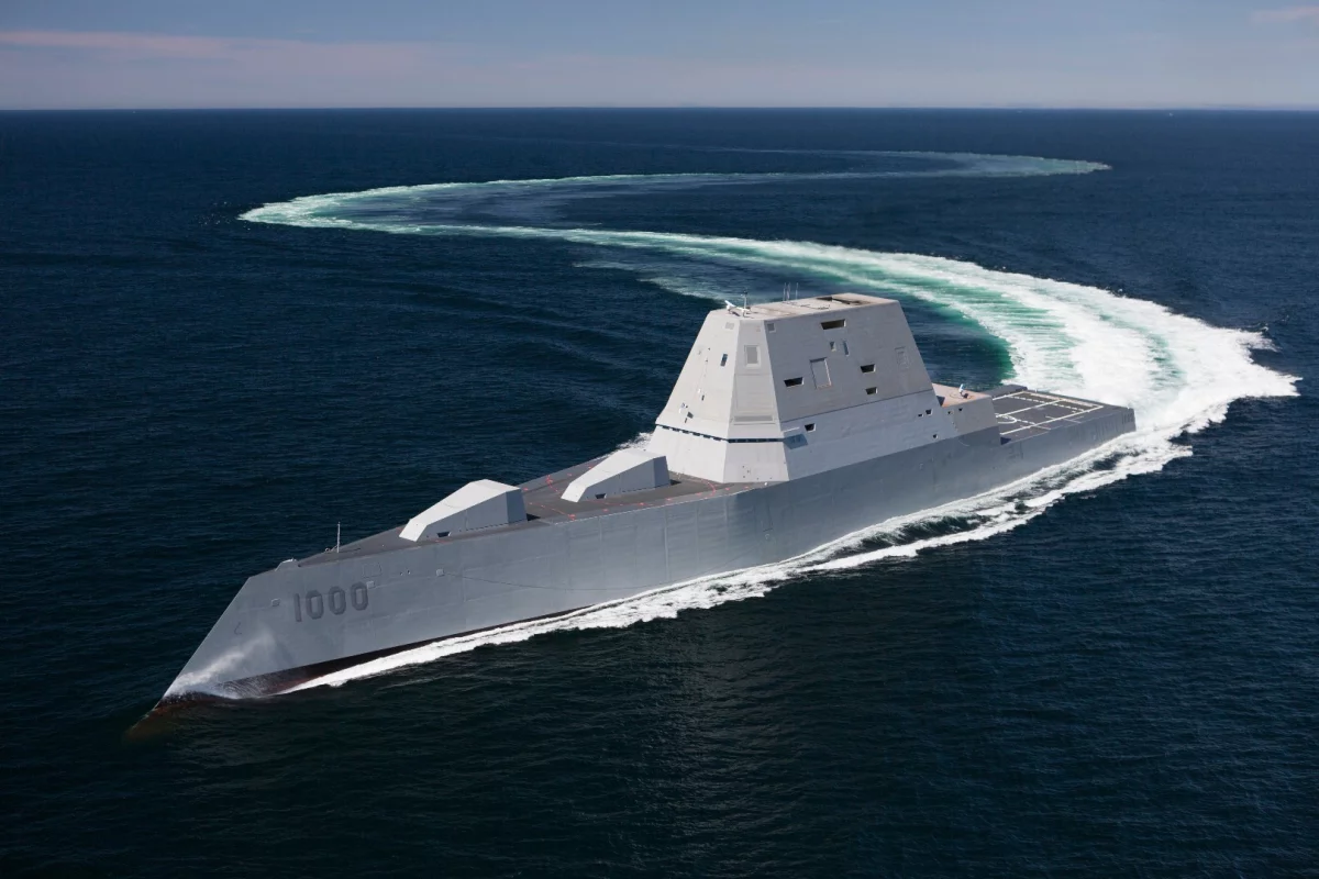 The USS Zumwalt is the largest destroyer ever built for the US Navy