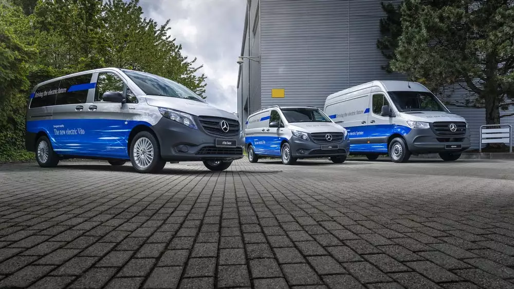 The EQV is the first EQ-family van, but it follows the eSprinter and eVito vans to market