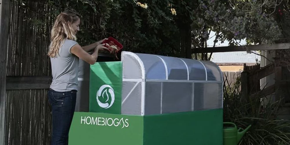 HomeBiogas claims its digester can digest up to 6 liters of food waste or 15 liters of animal manure to create around 3 hours worth of clean cooking gas per day