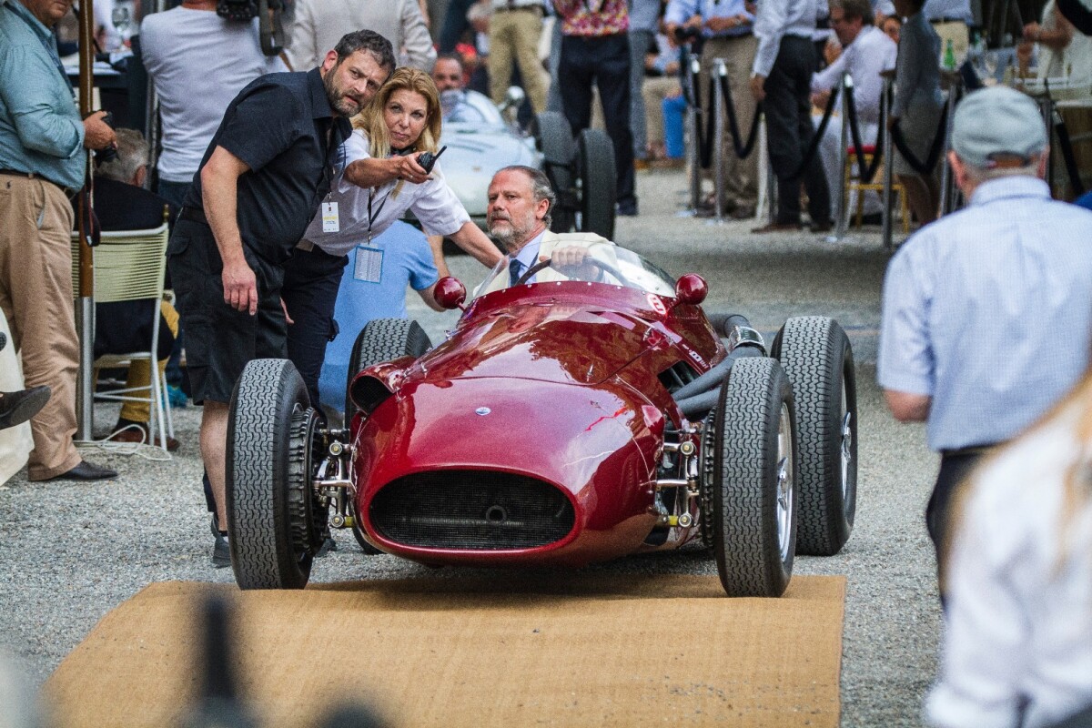 Winning on debut in the hands of Juan Manuel Fangio in the 1954 Argentine Grand Prix, the 26 Maserati 250F Monopostos built won races across the world, two Formula One drivers championships before the constructors championship was inaugurated, and was the weapon of choice of many famous privateers including a young Stirling Moss who parlayed a promising 1954 season in the 250F into a works drive in the Mercedes-Benz W196 alongside Fangio in 1955. The second championship win came after Mercedes-Benz quit the sport after achieving its goals. Owner: Guillermo Fierro-Eléta, Spain