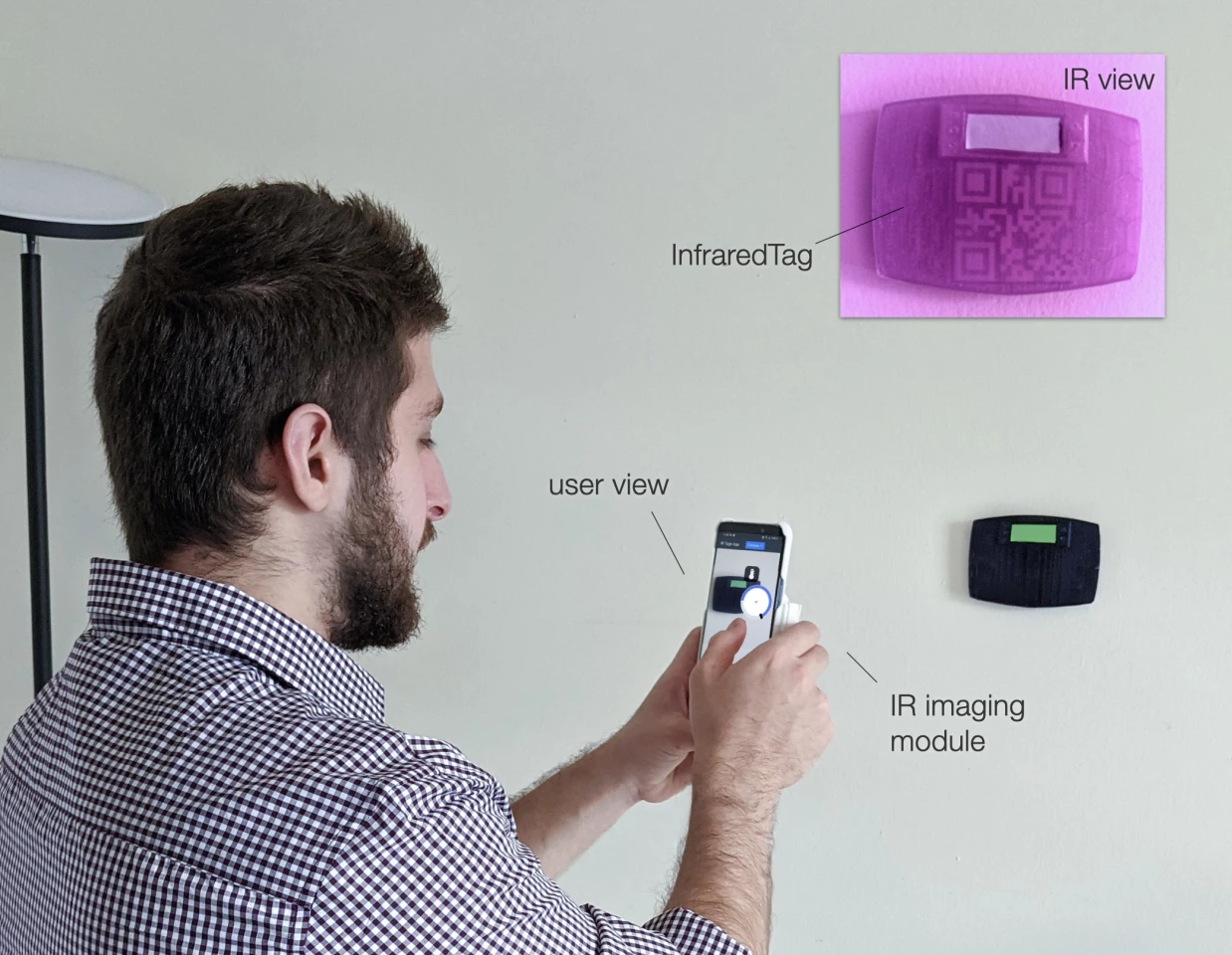 One of the technology's possible uses – a smartphone-controllable thermostat