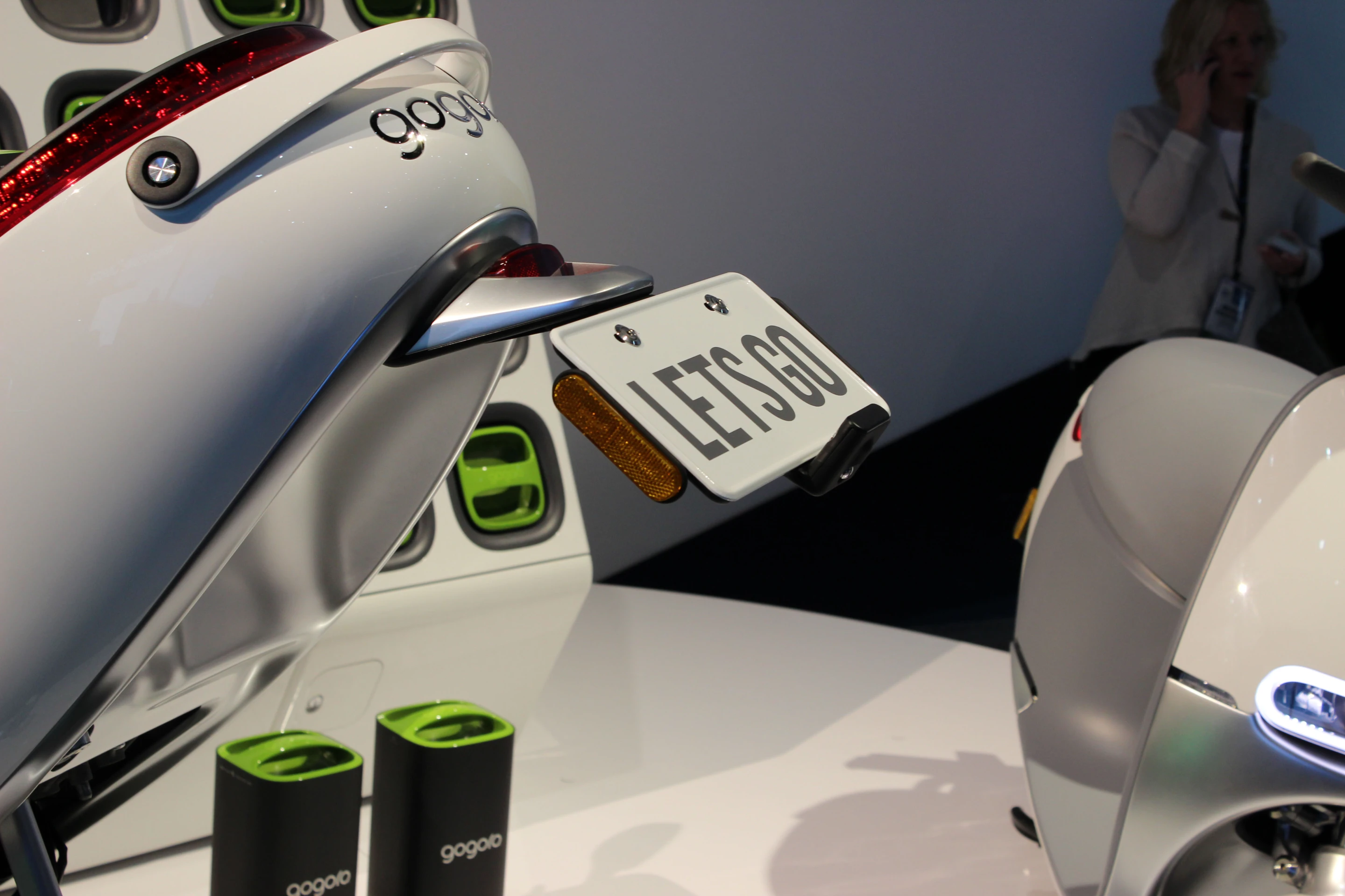 The Gogoro's battery uses Panasonic's 18650-size automotive-grade lithium-ion energy cells (Photo: Will Shanklin/Gizmag.com)