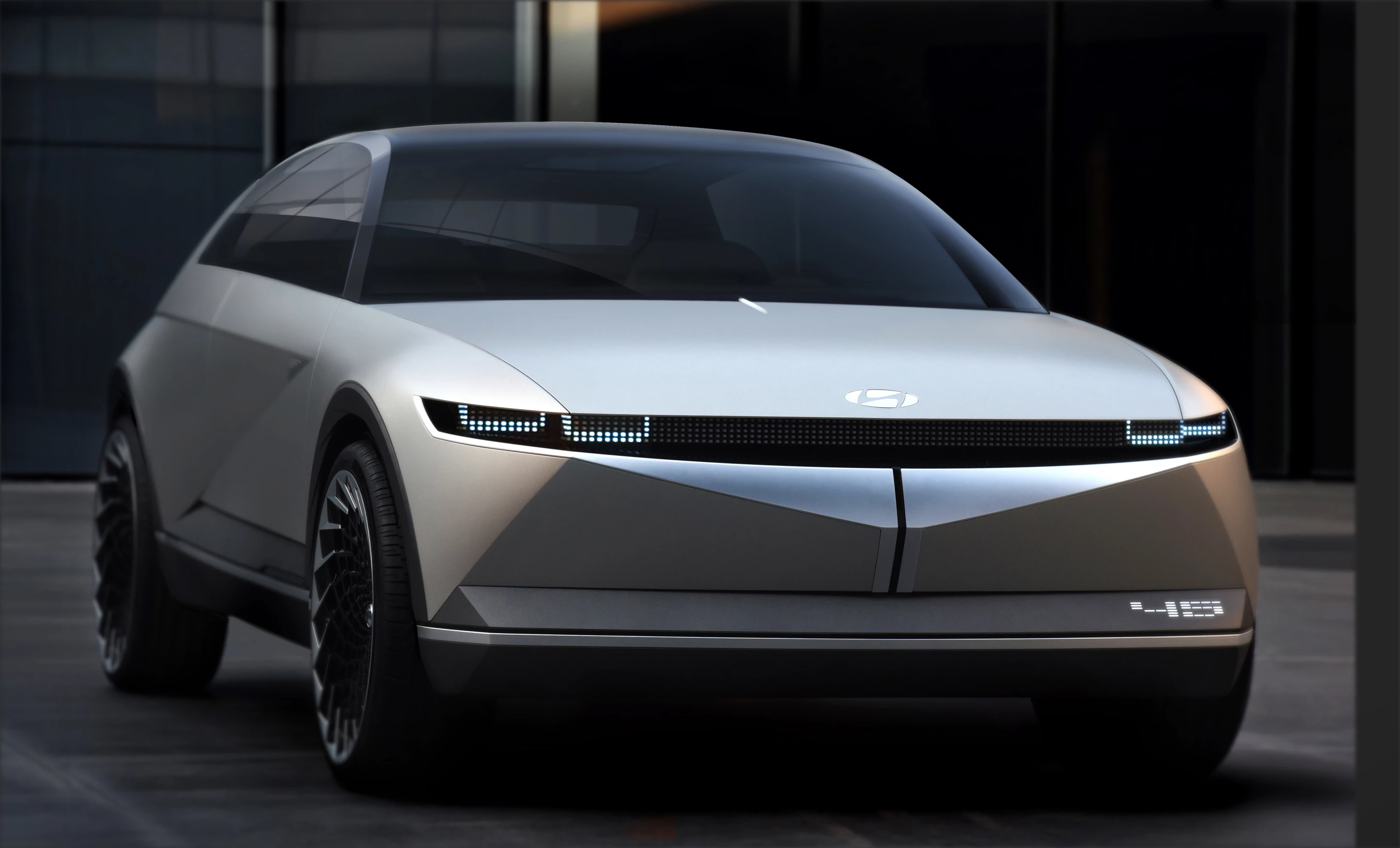 The simply named 45 concept owes its title to the 45 years that have passed since Hyundai unveiled the Pony Coupe