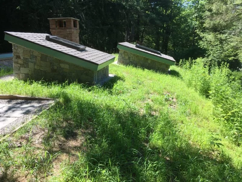 Skylights increase Hobbit Hollow's natural light inside
