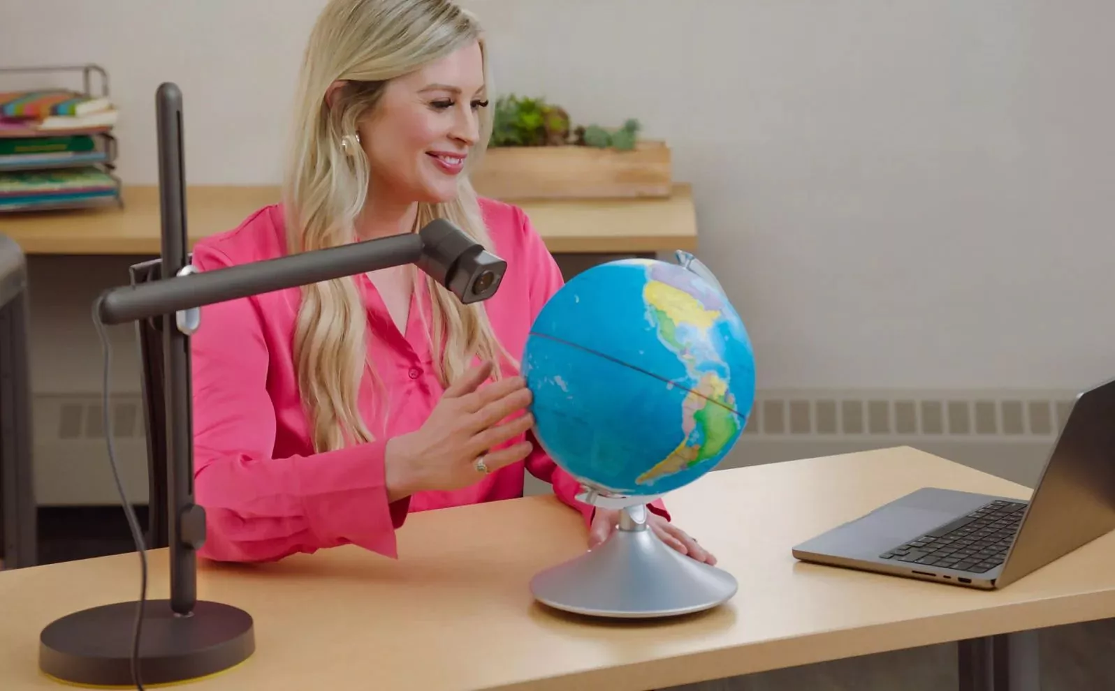 Logitech has developed the Reach to allow folks "to stay in the flow while sharing non-digital content during in-person presentations, classes, conference calls, and streams"