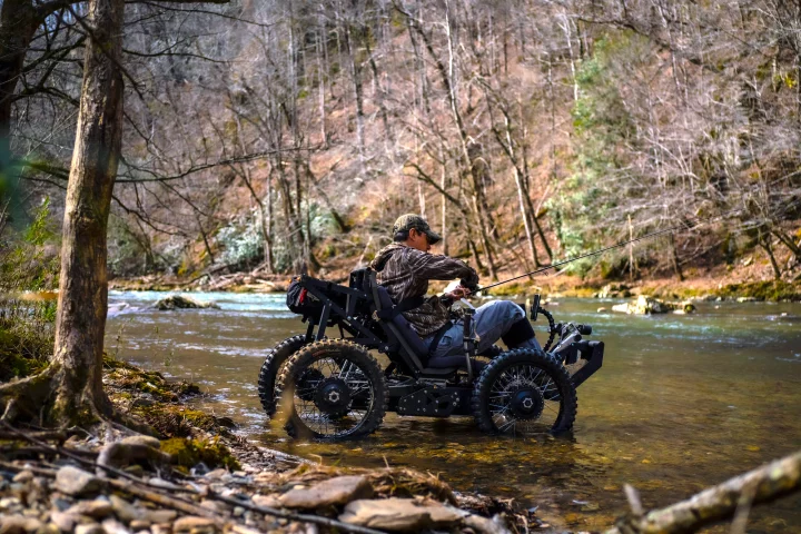 Outrider claims the Coyote is the world's lightest production 4x4, with the mission of helping disabled outdoorsy folk "get back out there"