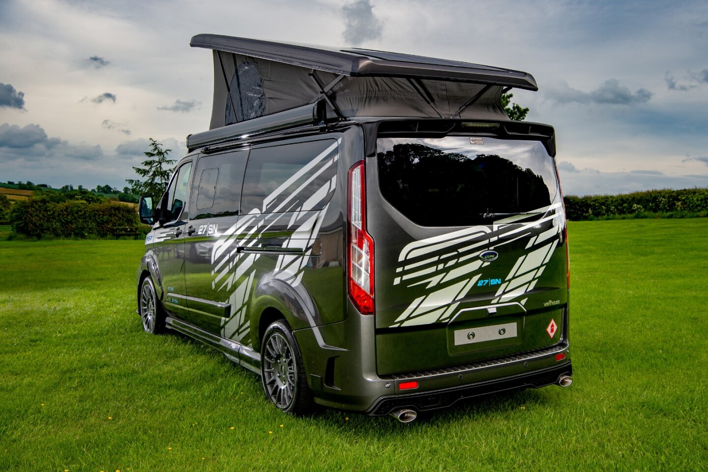 Ford Transit Custom campervan conversion combines sporty looks and luxury traveling