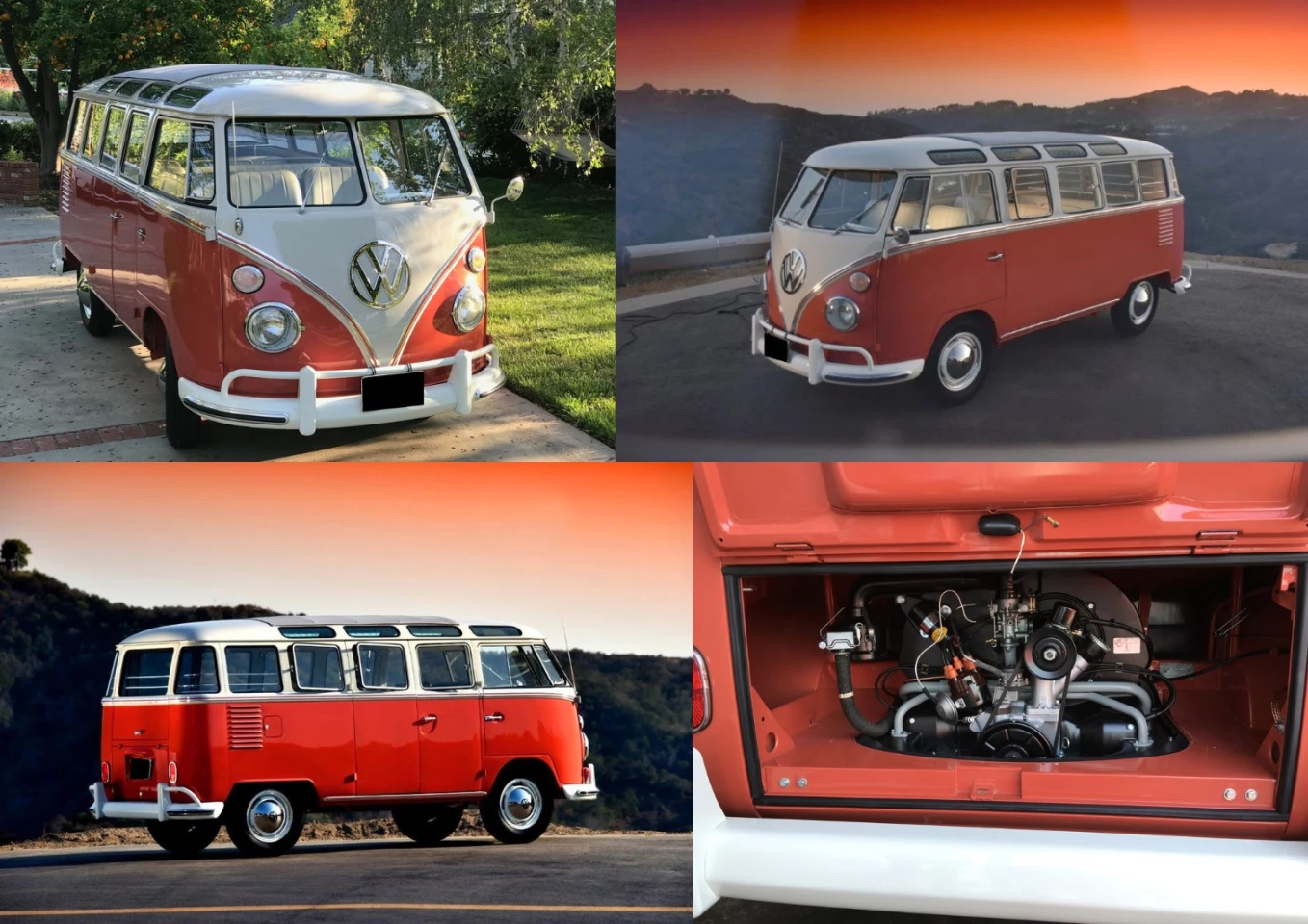 This 1963 Volkswagen 23-window Samba van comes from the last year of production of the model. The recipient of a three-year concours quality restoration, the van will cross the auction block at Russo & Steele's Monterey auction on August 19, 2017