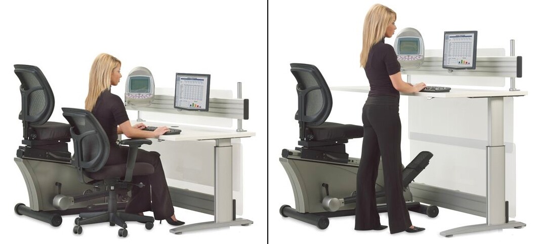The Elliptical Machine Office Desk