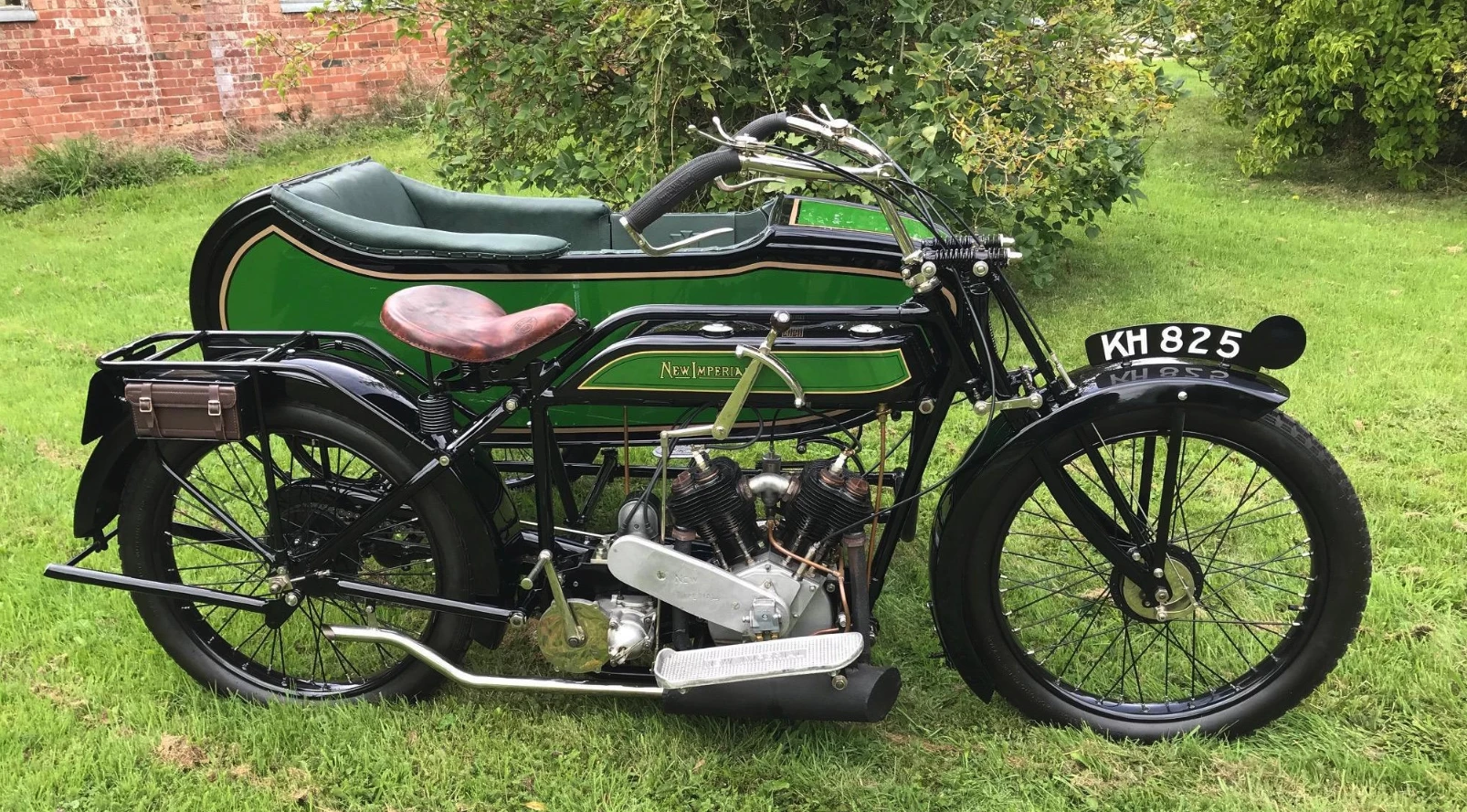 This 1925 New Imperial 8hp Model 7 combination has quite some provenance, being formerly owned by the New Imperial Club's founder and chairman, and more recently by media personality Richard Hammond. Auction Description