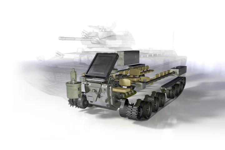 Artist's concept of the Ground Systems FANG vehicle