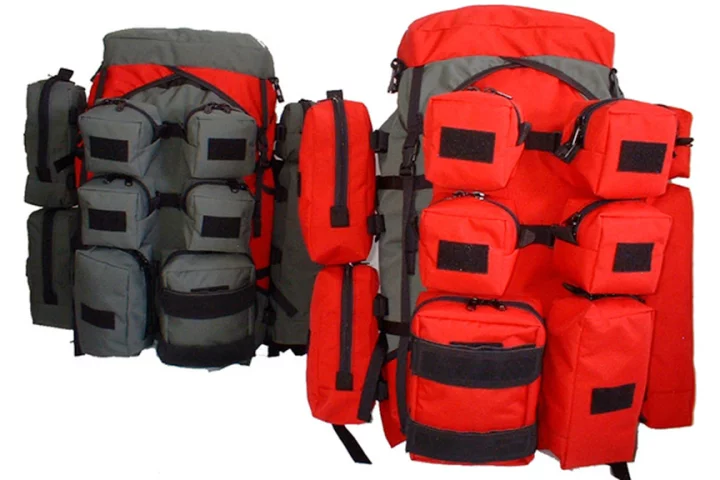 The main RukSak backpack with 10 additional pouches