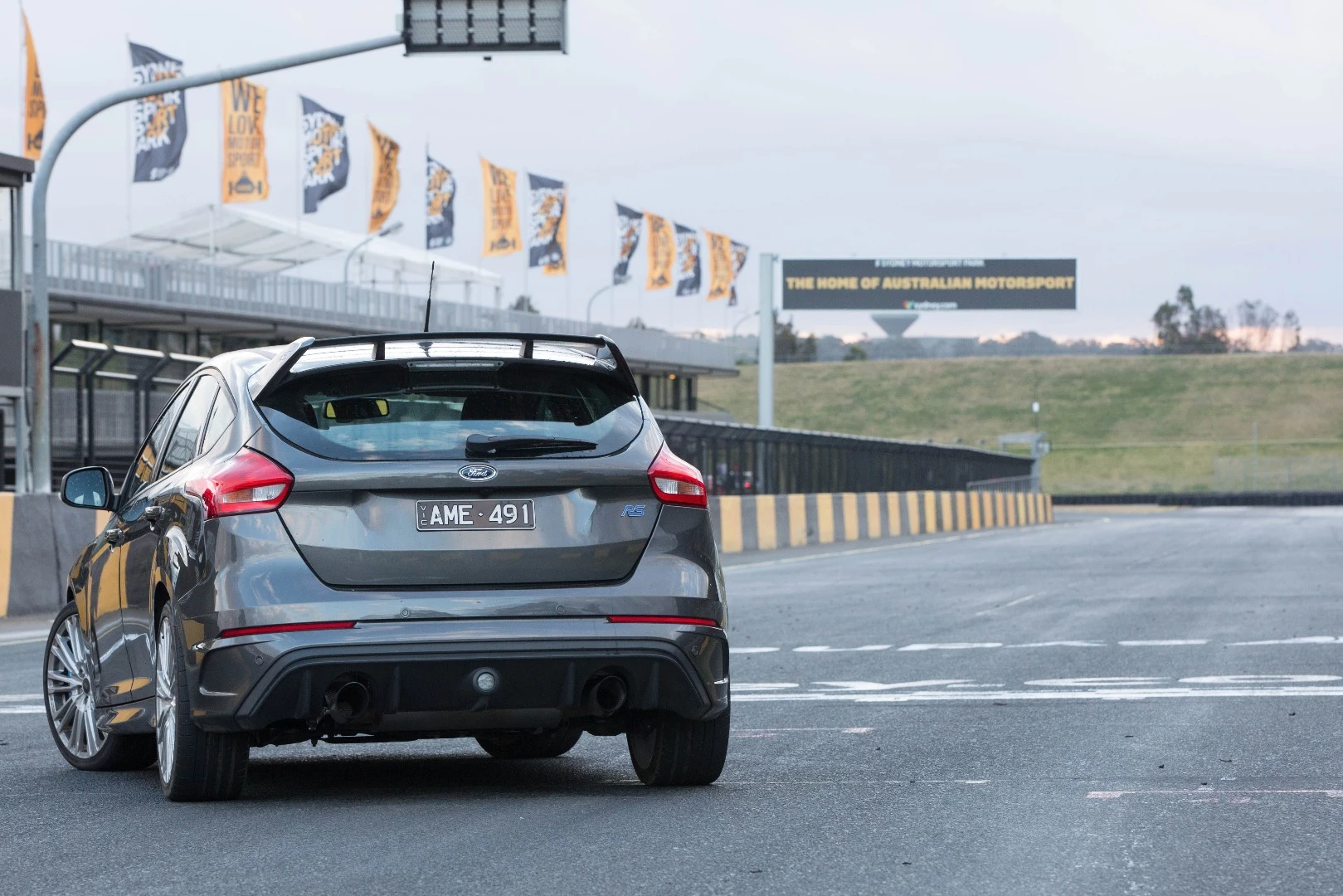 The RS is at home on the racetrack