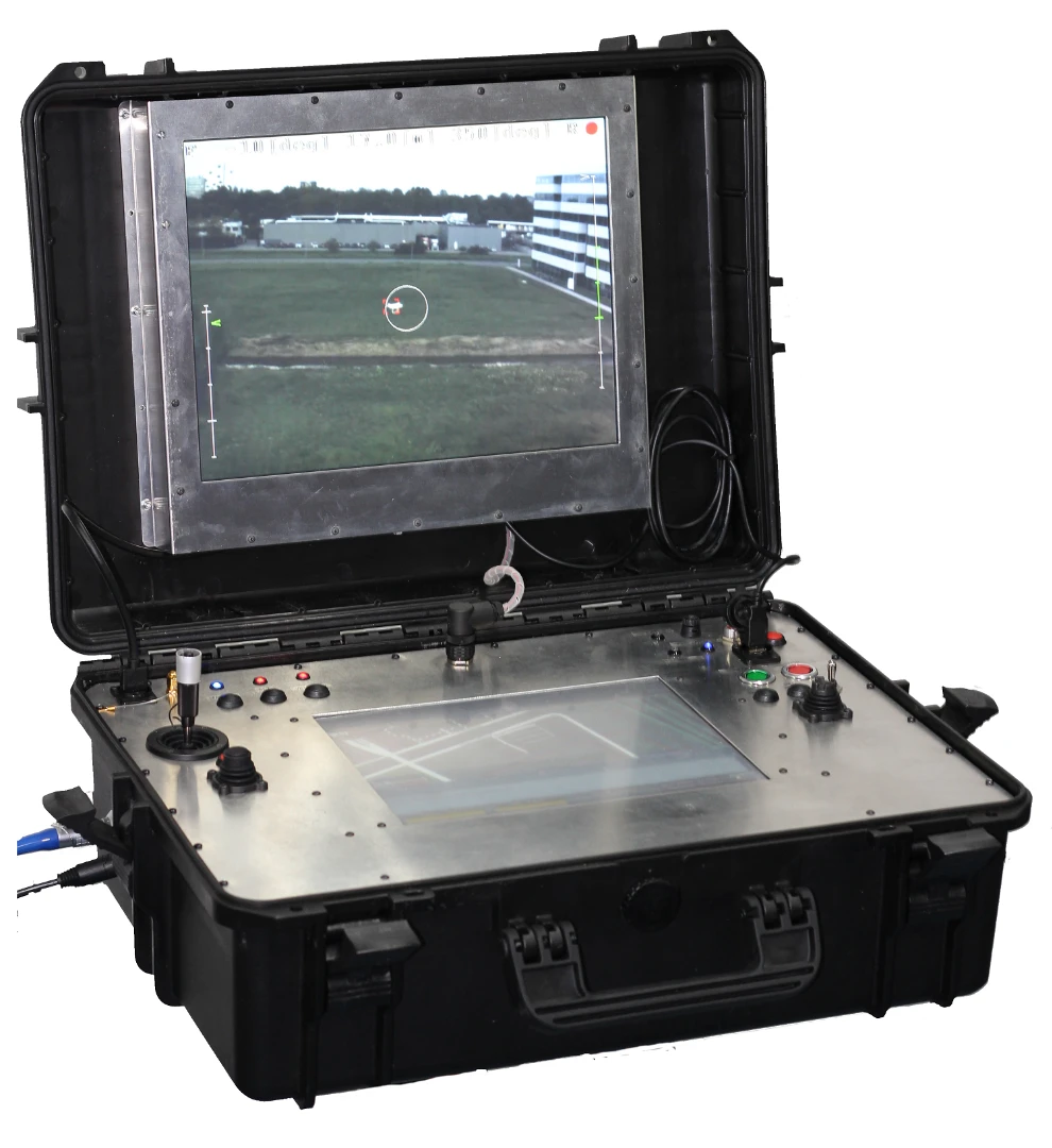 The DroneCatcher is remotely piloted using an included ground control station