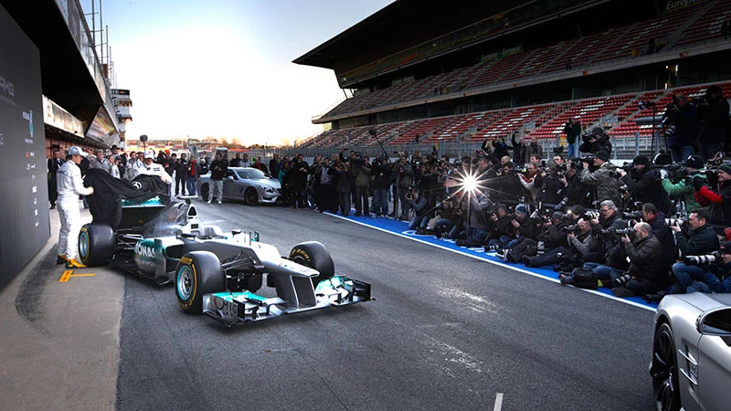 2012 Mercedes AMG Petronas F1 car