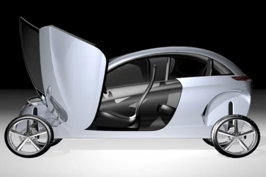 The TVA Gazelle tilting 4-wheeler concept