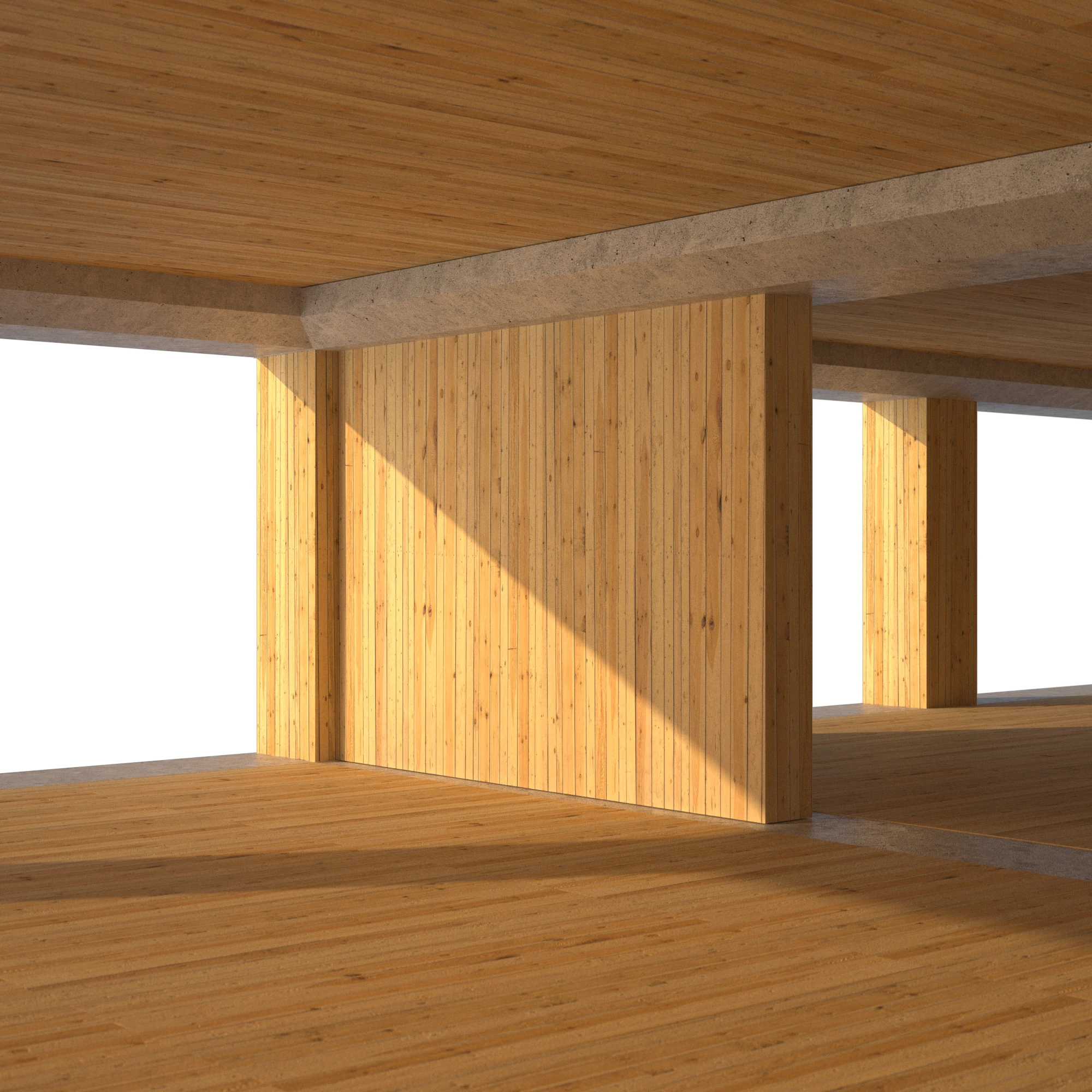 The reThink Wood initiative says that if combustion of the wooden structure does occur, its heavy mass ensures that the wood chars at a slow and predictable rate (Image: SOM)