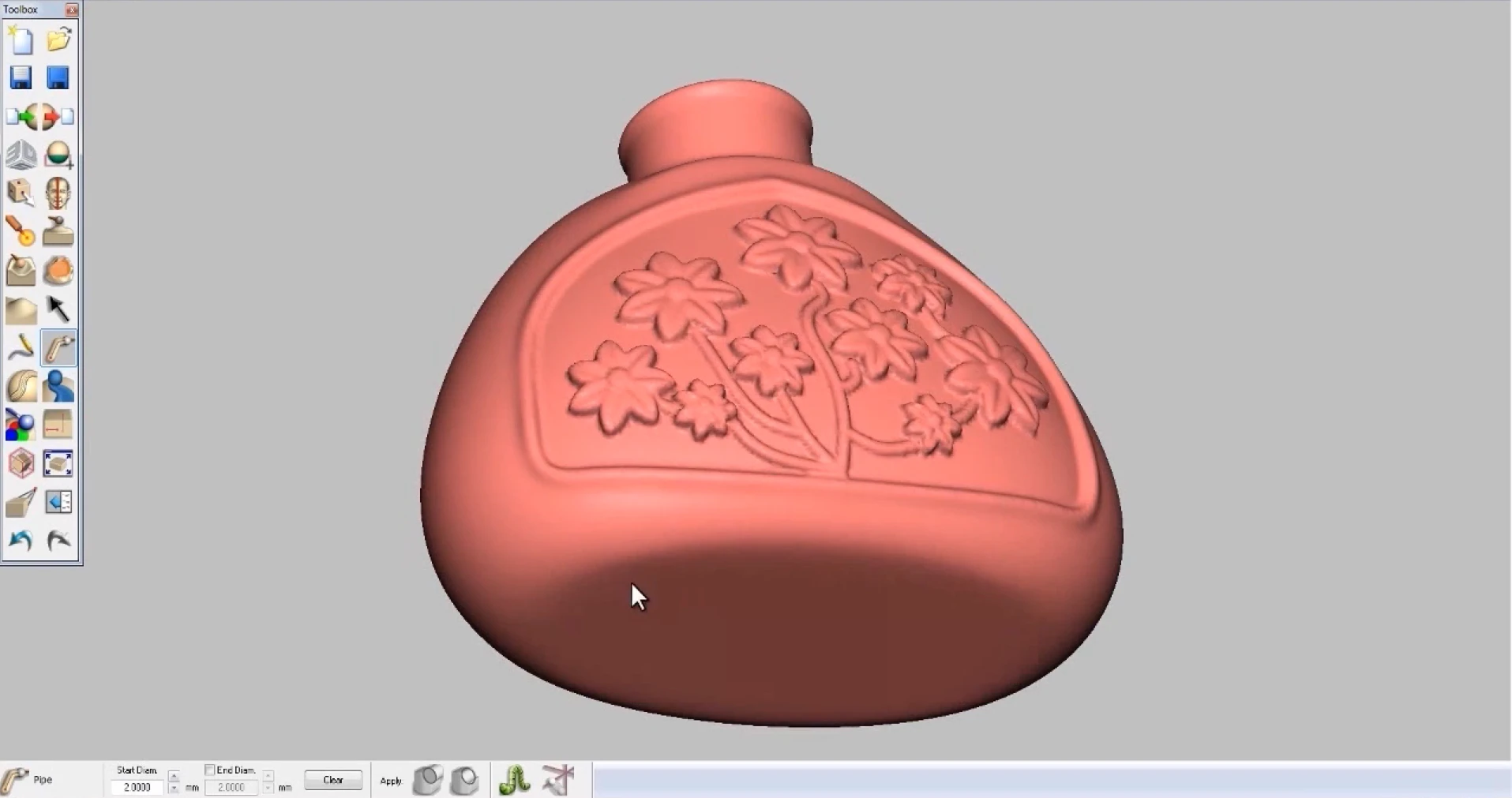 Sculpt allows users to tweak designs with a freehand technique and then print their designs on a 3D printer