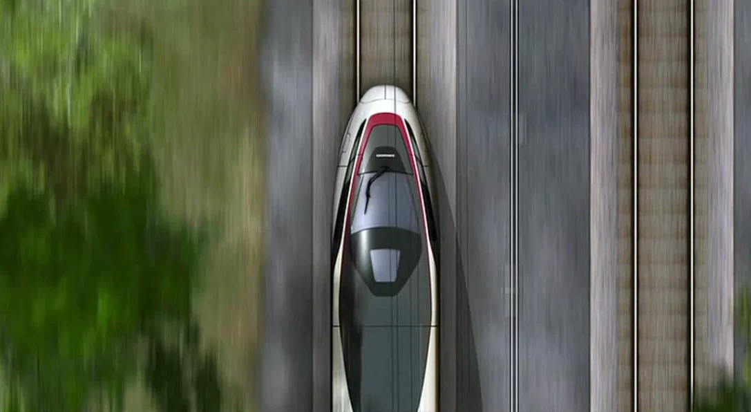The XpressWest train will probably travel at around 150 mph (240 km/h)