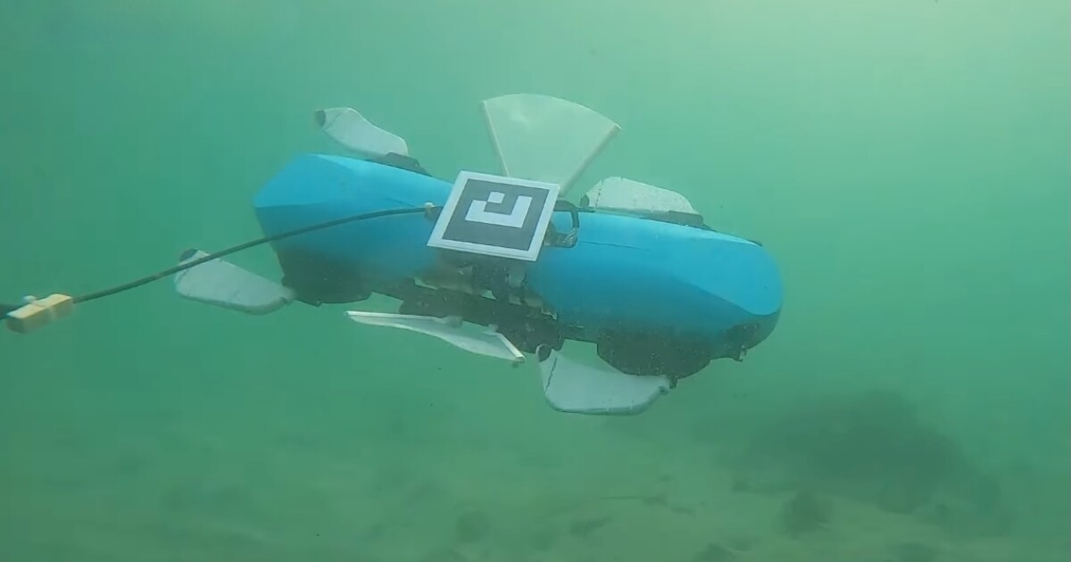 Video: Multi-talented underwater robot uses fins to swim, walk and crawl