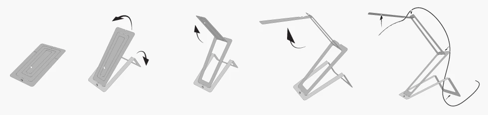 The Flaca has a five-step assembly, and one of those is taking it out of the packaging