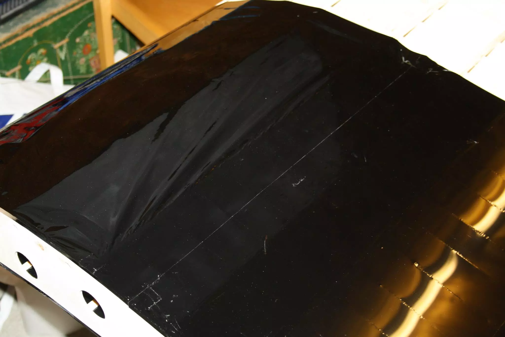 The covering of the main wing