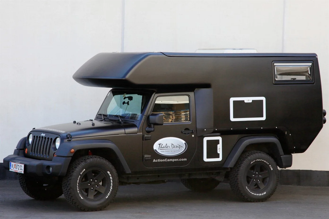 The Action Camper adds about 440 lbs of weight when installed