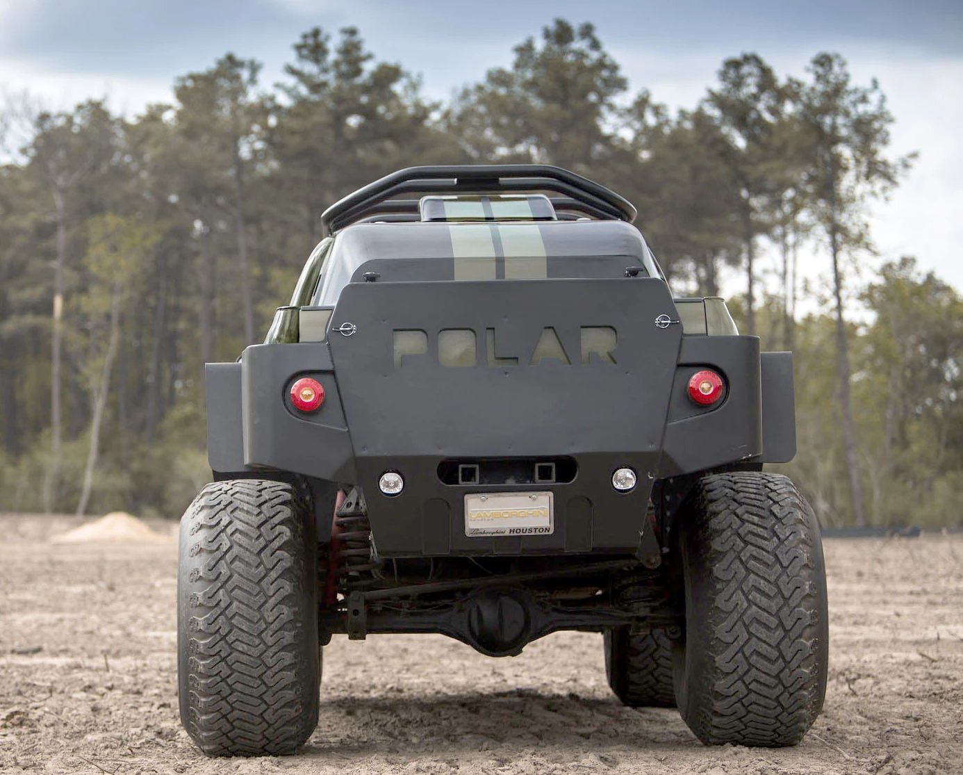 The 2010 Toyota Tacoma Polar Expedition as a reinforced the rear axle and a larger rear differential