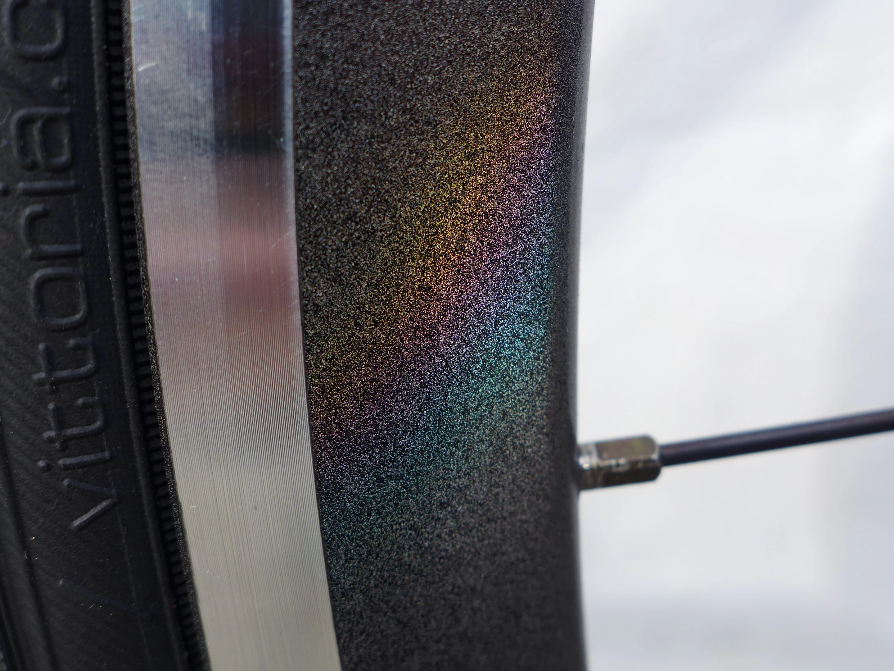 By day, there's just a slight sheen to an otherwise black or silver finish to the Lumen's wheel rims