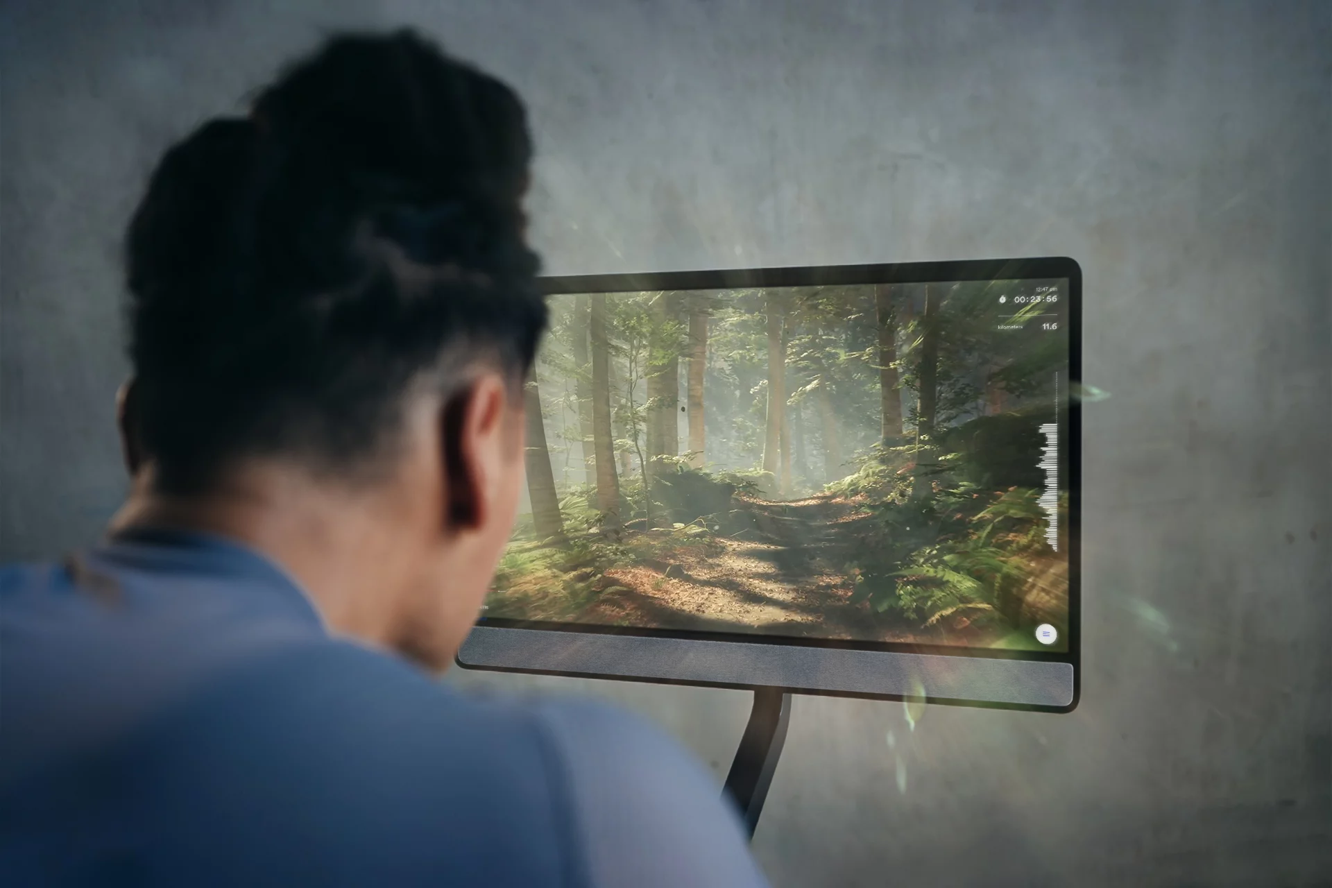 All of the routes are based on 3D volumetric scans of real-world trails