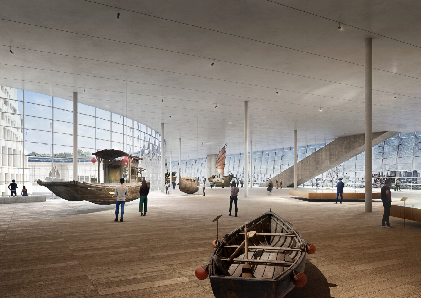 Most of the interior of the Grand Canal Museum Complex will be given over to large exhibition spaces