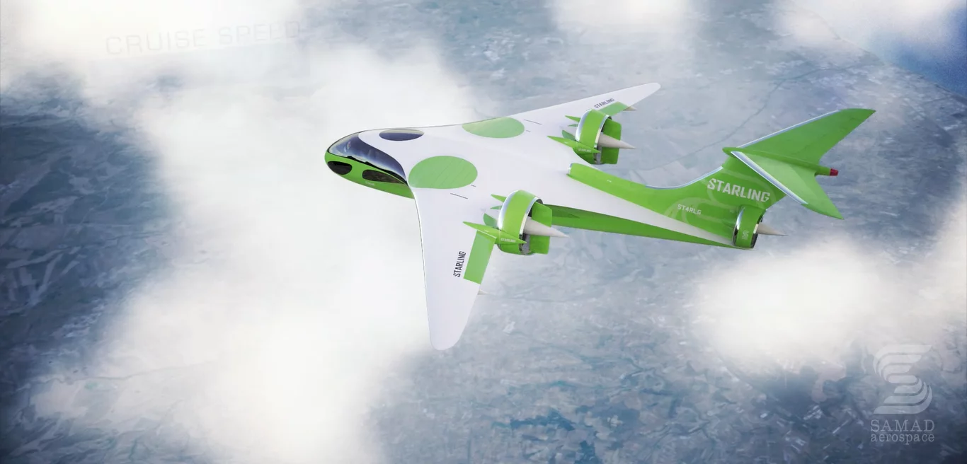The E-Starling is a more typical eVTOL running an all-electric powertrain – it claims a huge 400-mile range, though, and Samad doesn't explain how it plans to fly so much further than its battery-powered competition