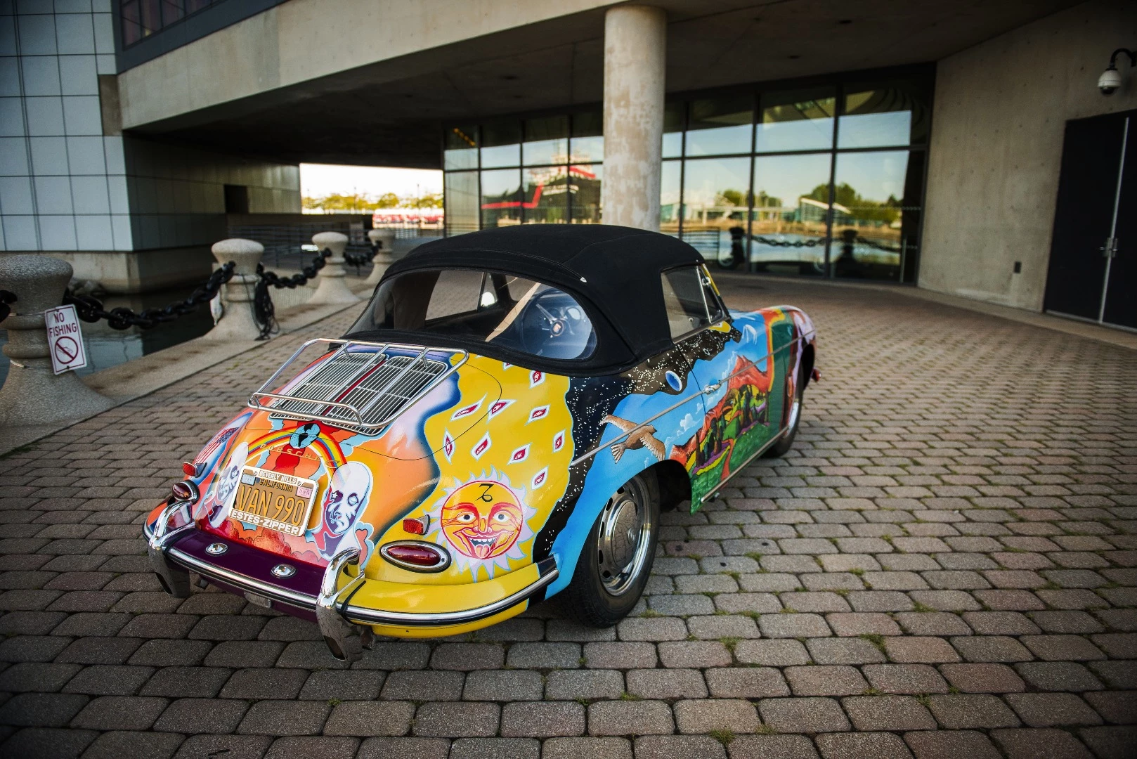 RM-Sotheby's has yet to put an estimate on Janis Joplin’s 1964 Porsche 356 C 1600 SC Cabriolet, and may not do so as it could quite possibly go the same way as the Lennon Roller which Sotheby's sold for ten times it's estimate in 1985. This car is a landmark piece of cultural memorabilia, as original and distinctive as it's owner.