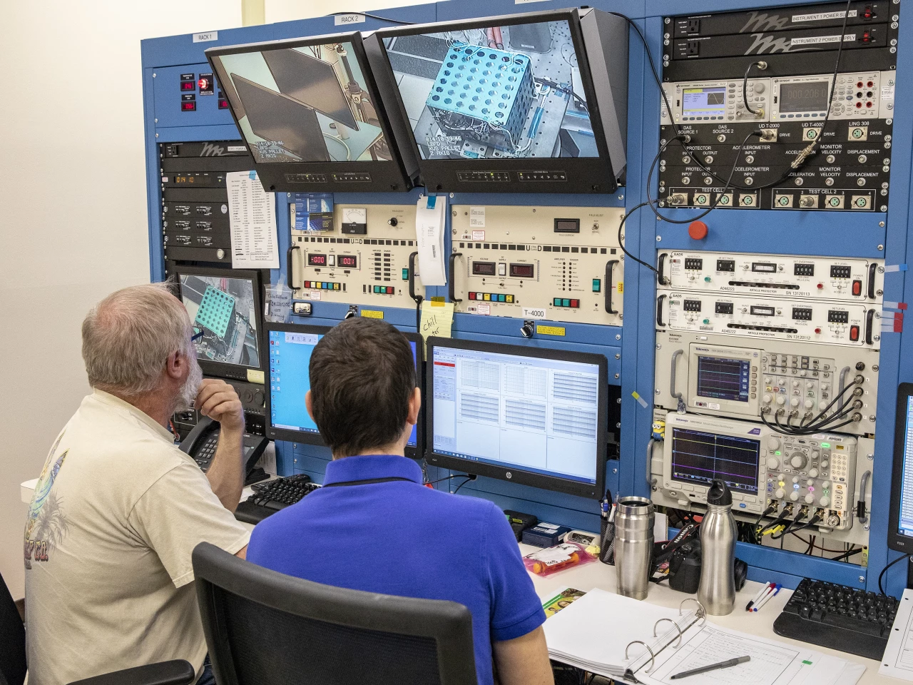 Monitored the vibration tests