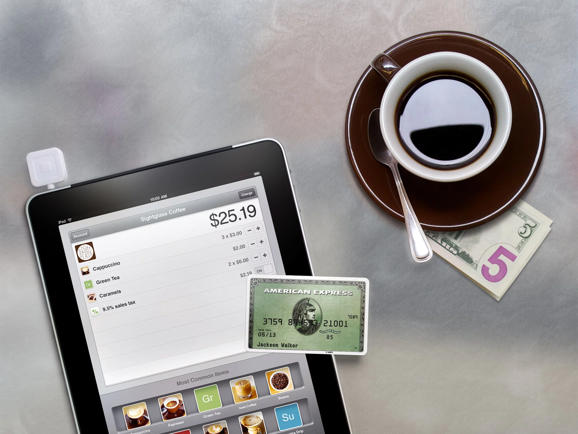 Square is a card reader and app system that allows mobile devices to receive credit or debit card payments
