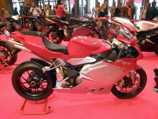 The MV Agusta 312's top speed is part of the model designation - 312 km/h