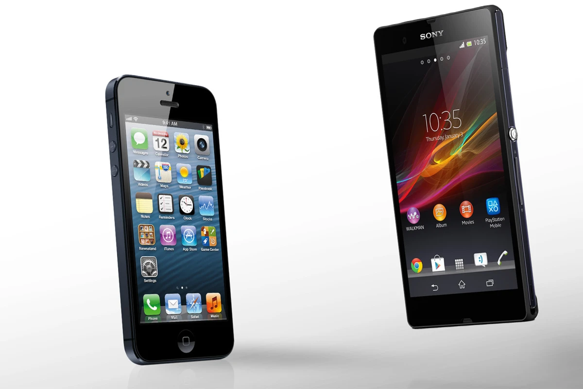 How does Sony's Xperia Z compare to the iPhone 5?