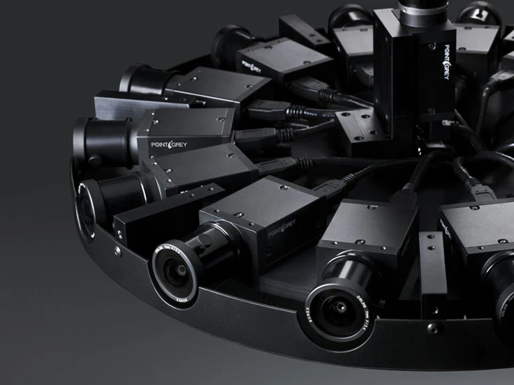 Video is output at 4K, 6K and 8K per eye, which can be viewed on VR headsets like Oculus Rift and Gear VR