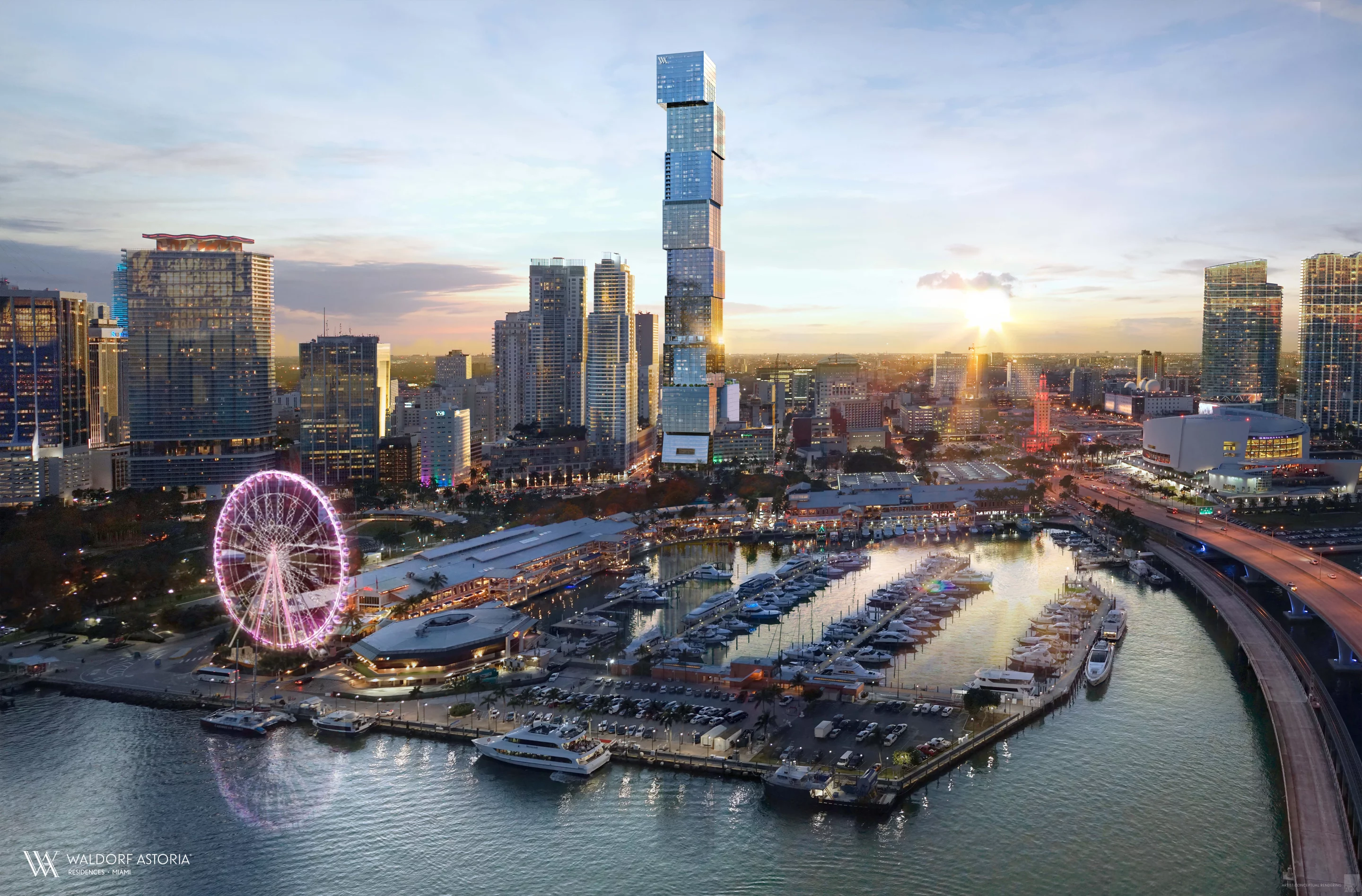 Waldorf Astoria Miami is due to begin construction in mid-2022 and is expected to be completed in 2026