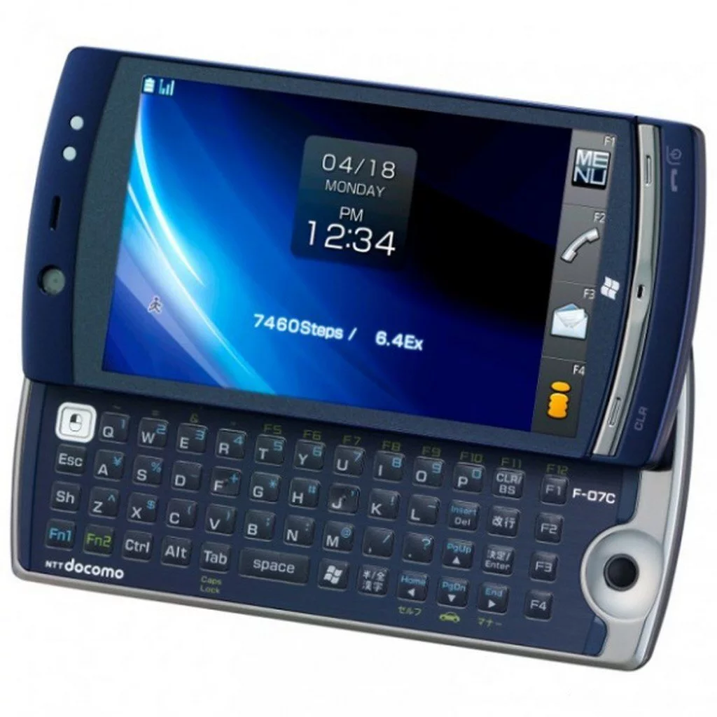 The Windows 7 F-07C mobile phone from Fujitsu