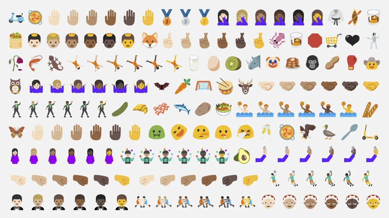 Android 7.0 Nougat new emojis