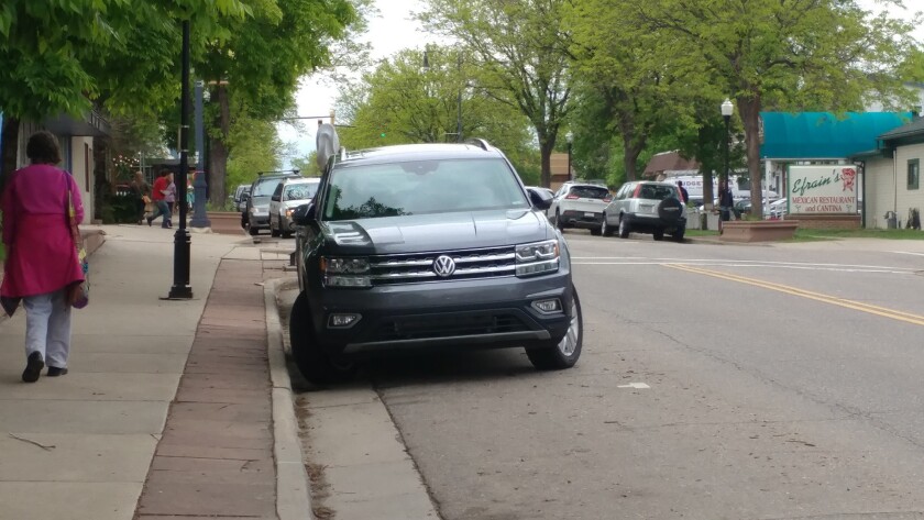 The VW Atlas has an aggressive amount of curb appeal