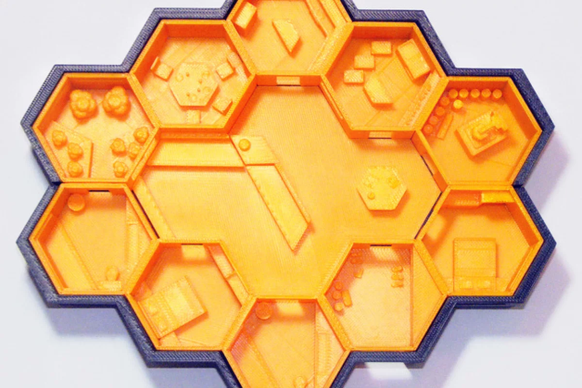 The Queen B (Bioshielding) model, by Noah Hornberger won a competition hosted by NASA and MakerBot (Photo: Noah Hornberger)