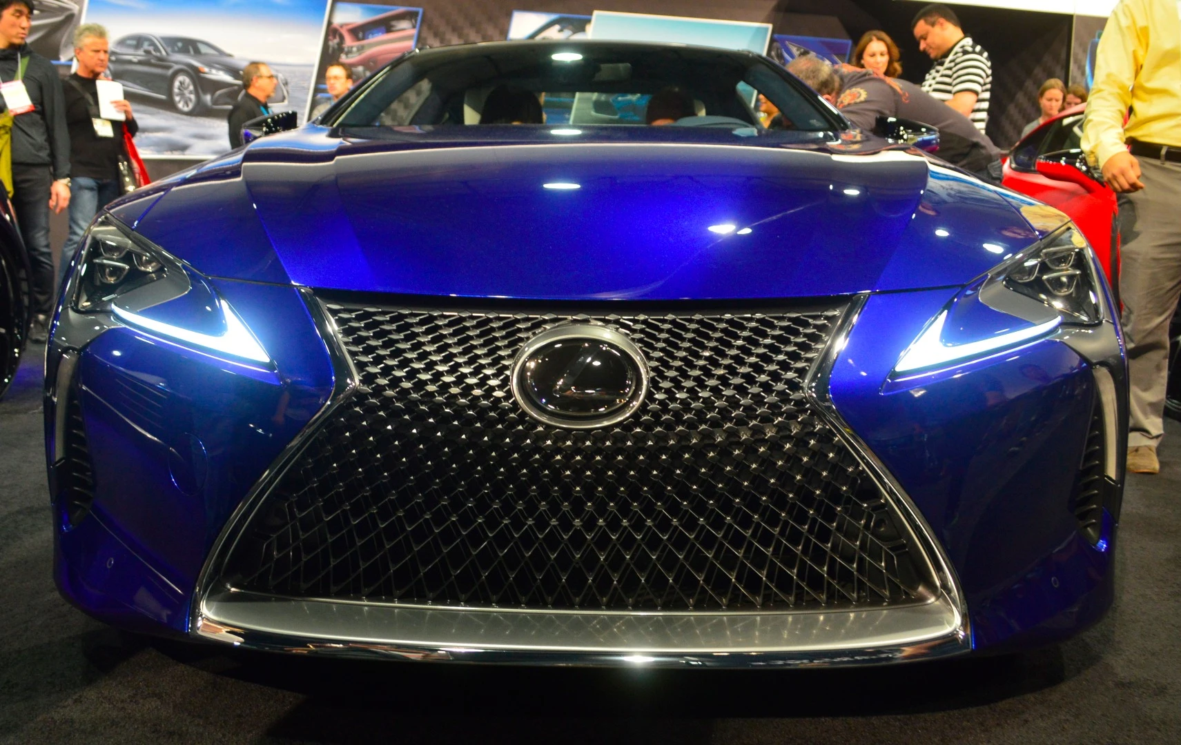 The 2018 LC 500 Inspiration Series and its gorgeous Structural Blue paint isn't as fantastical as the Black Panther car, and it will be available on the market starting Spring 2018