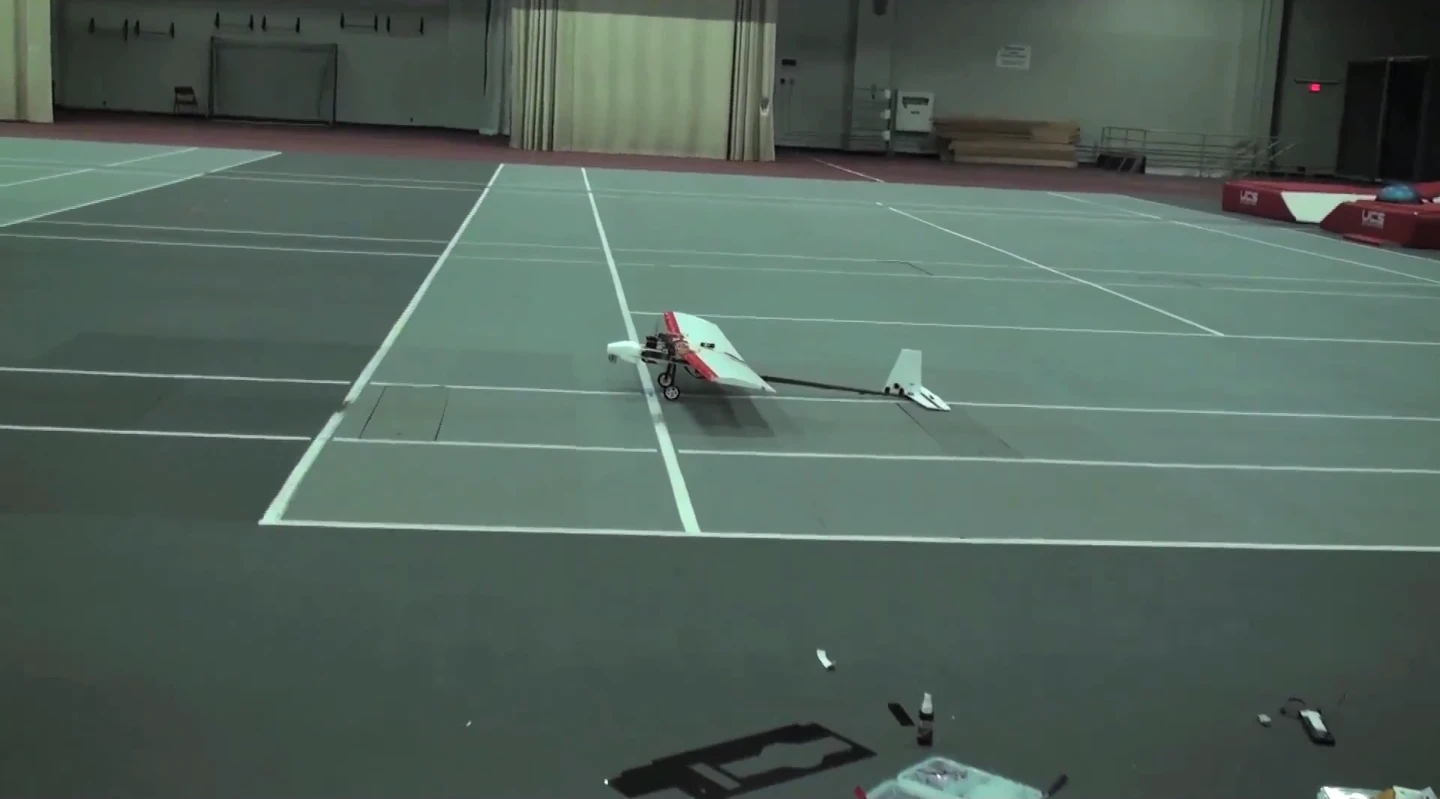 The Group developed a small airplane with a wingspan of 2 meters (6.5 ft) weighing just 2 kg (4.4 lb)