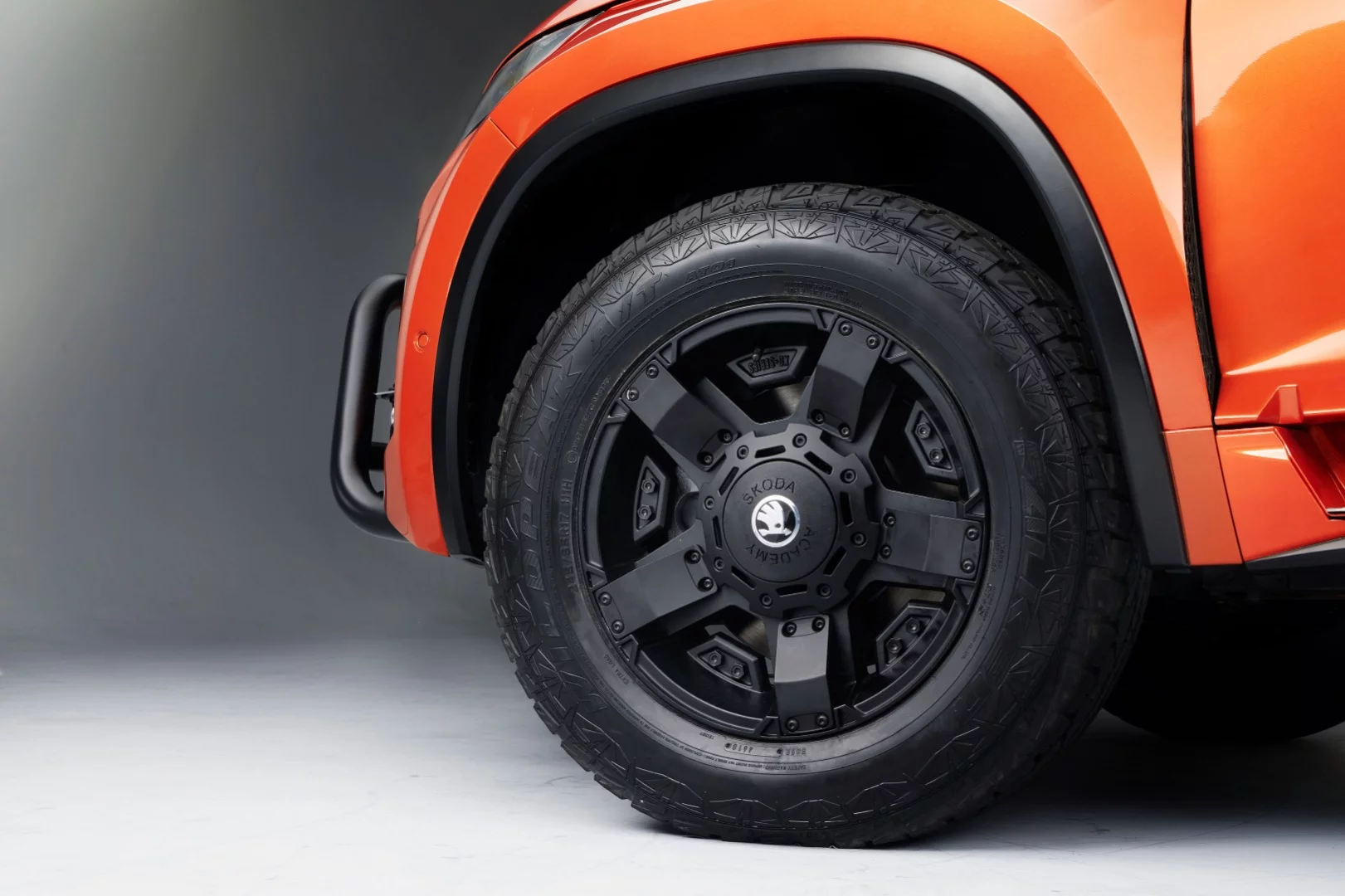 Several elements, including 17-inch Rockstar II wheels and off-road tires were instrumental in the Mountiaq's ground clearance boost