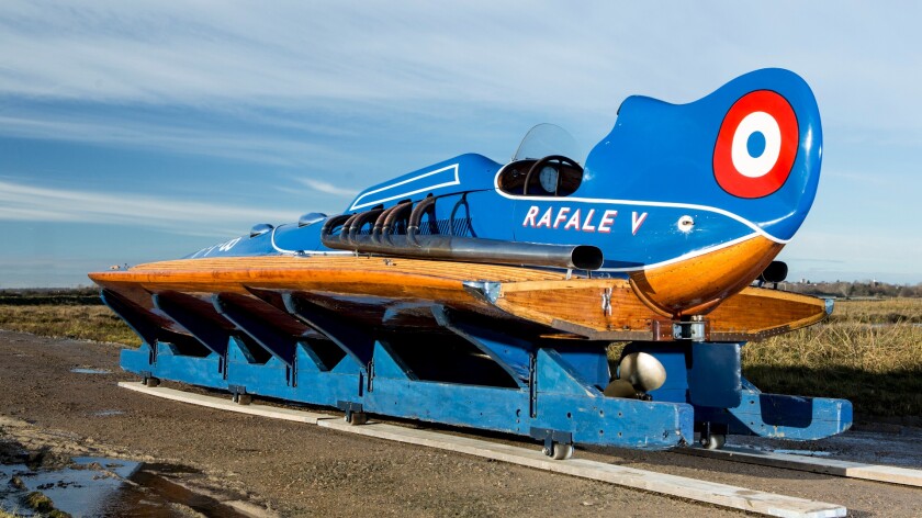 One of the fastest boats in the world between the wars, this 1934 Hispano-Suiza 36-liter V12 Hydroplane has a fascinating provenance and can be heard for miles when its 36-liter Hispano-Suiza V12 engine fires up. The winner of events such as the 1938 Lyon-Marseille-Cannes race, and the 1936 President of the Republic prize at the Nautical Week in Cannes, where it averaged 90.34 km/h over the 12 km race distance.