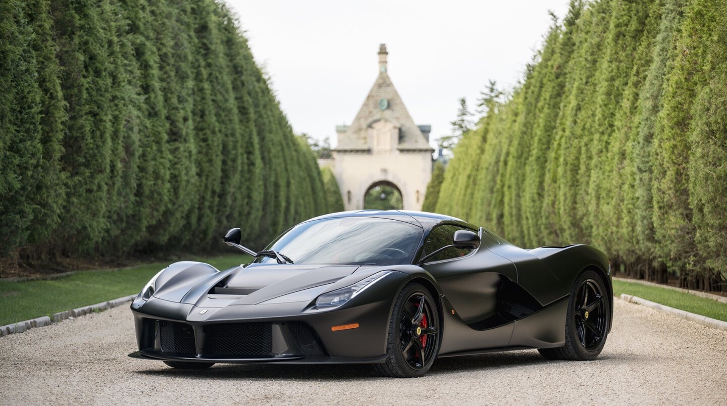 This is the only LaFerrari finished in this shade of black