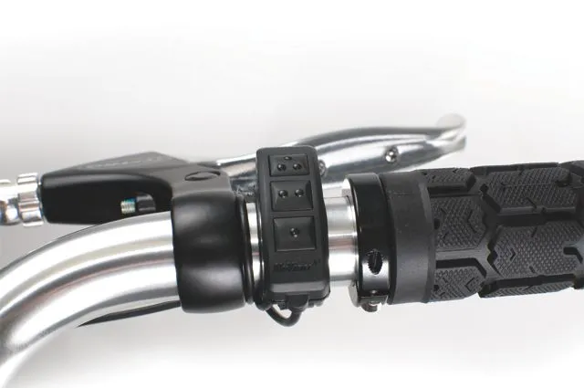 The NuVinci Harmony CVP transmission's Base Controller allows riders to choose between three preset cadence speeds