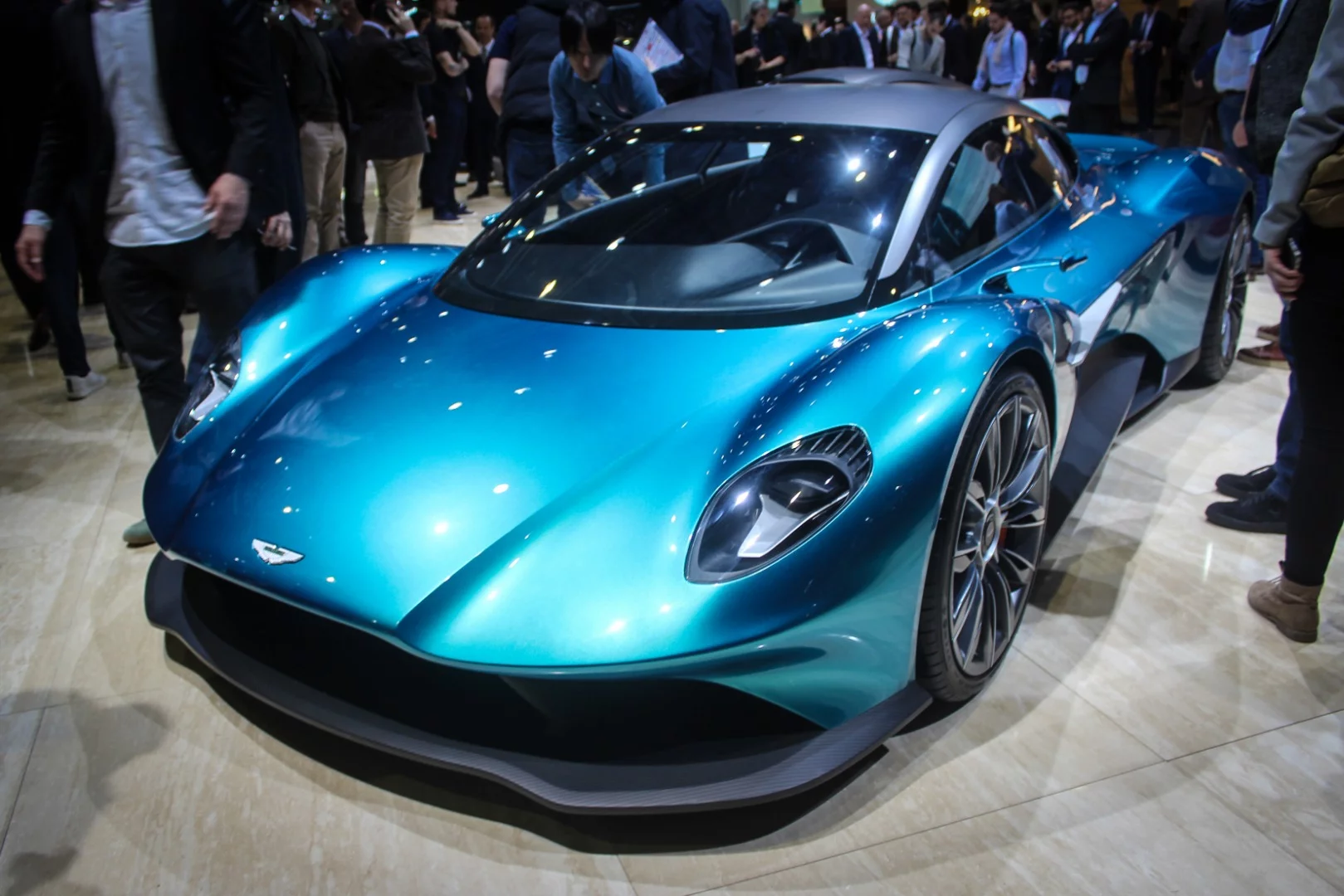 The Vanquish Vision Concept previews the first series production mid-engined car of Aston's new family